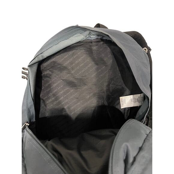 JanSport Right pack 3 Section Gray Black Backpack - Picture 4 of 5